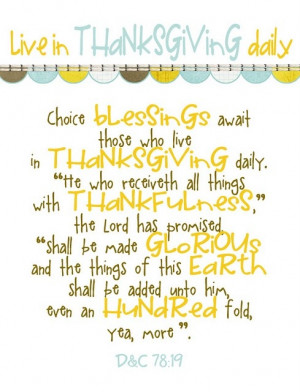 Inspirational Quotes About Giving Thanks
