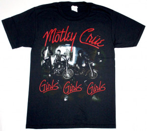 Girls Motley Crue Shirt Front