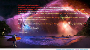 You are the universe experiencing itself motivational inspirational ...