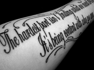 31 Precious Tattoo Quotes For Men