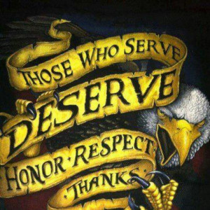 Support our troops and veterans!