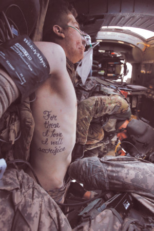 For those I love, I will sacrifice.