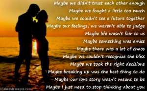 Romantic I miss you poem for ex-girlfriend