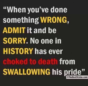 Swallow that pride & move on.