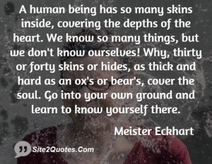 Inspirational Quotes - Meister Eckhart