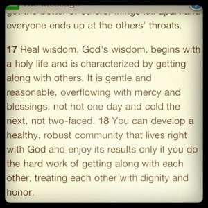 Real Wisdom, God's wisdom.