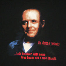 Silence of the Lambs Hannibal Lecter Cannibal Liver XL Shirt