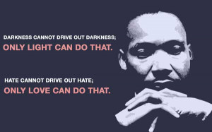 ... of our enemies, but the silence of our friends. Martin Luther King Jr