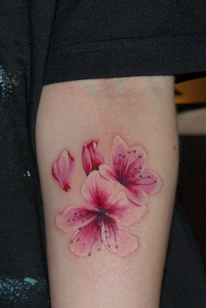 Cherry Blossom Arm Tattoo Tumblr
