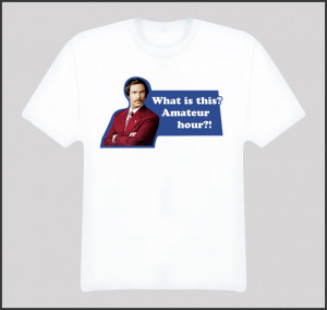 Ron Burgundy Will Ferrell Anchorman Quotes Movie Funny T Shirt