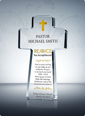 Home > Pastor Appreciation Gifts > Pastor Appreciation Cross Plaque
