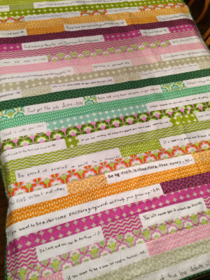 autograph quote strip quilt we will create an original strip quilt ...
