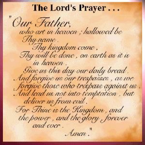 Lord's Prayer Banned