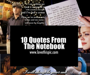 10 Quotes From The Notebook