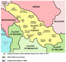Das Vilâyet Kosovo zwischen 1875 und 1878