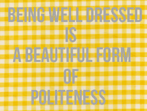 Does Dressing Well=Politeness?