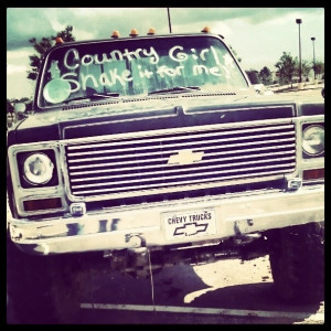 Country Girls Love Chevy Trucks!!