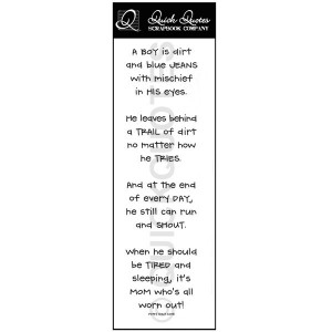 Boy Is Dirt Vellum Strip