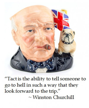 Winston Churchill on Tact
