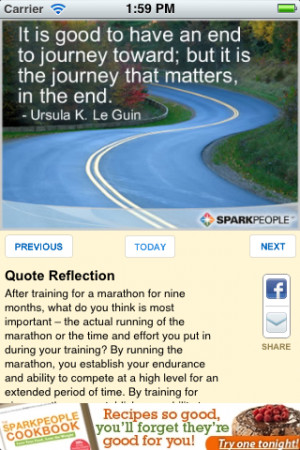 More apps related Inspirational Quote of the Day by SparkPeople