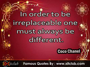 Thread: 15 Most Famous Quotes By Coco Chanel