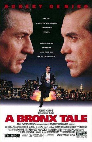 BRONX TALE (1993) Directing and Starring Robert De Niro. The ...