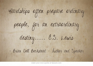 Enduring Hardships Quotes...