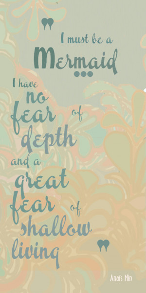 must be a mermaid Art Print