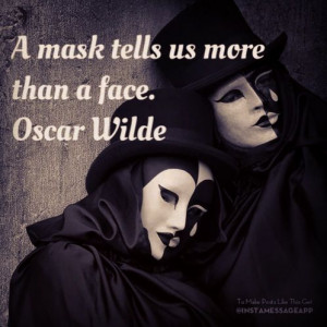 oscar Wilde #masks