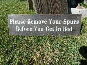 Western Wood Sign Wall Decor Cowgirl Cowboy Sayings Please Remove Your ...