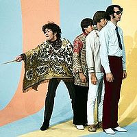 The Monkees, left to right: Micky Dolenz , Davy Jones , Peter Tork ...