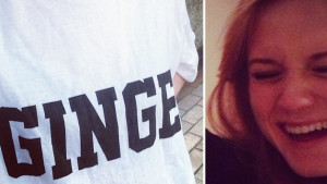 Bonnie Wright Shows Ginger Pride by Wearing Our GINGE T-Shirt!