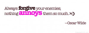 Kill your enemies with kindness