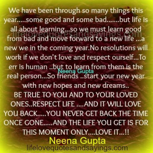 Life Is All About Learning..