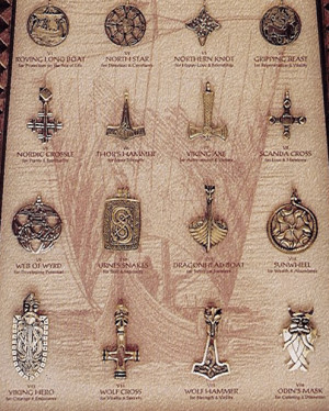 Trove of Valhalla Viking jewelry collection in Gold
