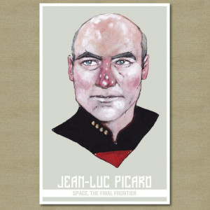 Sexiest bleeding-heart bald man ever. a;sldfjdsl Captain Picard Star ...