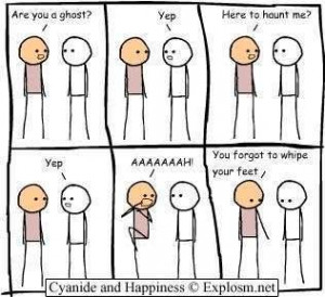 Funny Stickman Ghost Comic Pictures
