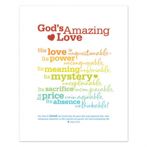 DaySpring God’s Amazing Love FREE Printable!