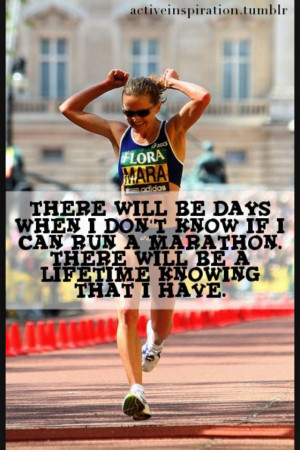 Marathon motivation