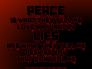 Torn - Creed Song Lyric Quote in Text Image