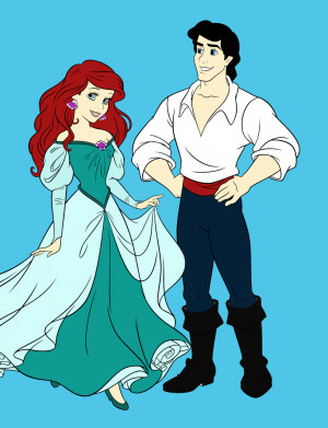 Ariel And Prince Eric...