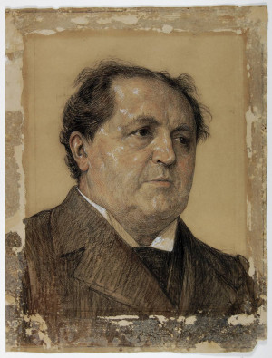 Abraham Kuyper portret door Jan Veth beeld coll Dordrechts Museum