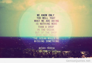 Mother Theresa quote 2014 / Genius Quotes