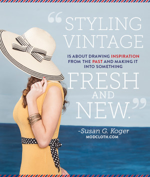 Sea to Shining Sea: Retro Photos & A Special Styling Quote