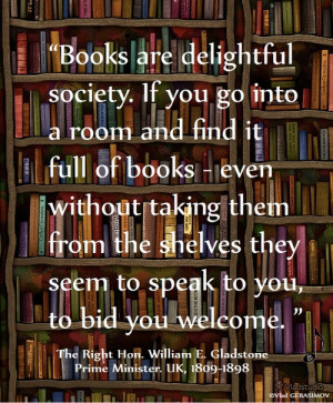 Isn't this is a great quote about books? via