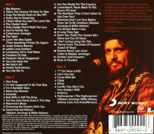 Waylon Jennings Song List