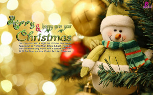 Merry Christmas Wishes Cards with Quotes and Sayings