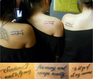 Short Meaningful Quotes Tattoos picture