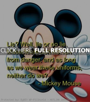 Mickey Mouse Funny Quotes and Sayings
