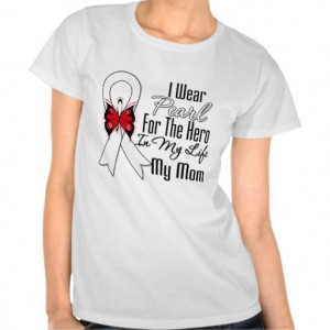 Lung Cancer Ribbon Hero My Mom Tee Shirts we are given they also ...